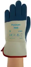 Glove ActivArmr® Hycron® 27-607 size 10 white/blue cotton jersey w.nitrile EN 388 PPE category II ANSELL