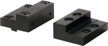 Stepped jaw Euro slot hanger for jaw width 125 mm reversible jaw width 40 mm pair RÖHM