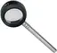 Hand-held magnifying glass Tech-Line magnification 4x lens diameter 65 mm SCHWEIZER