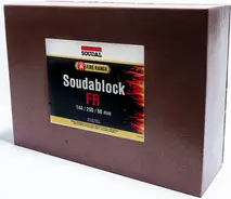 SOUDAL - Soudablock FR ruskea 200 x 144 x 60mm, Palokatkotiili läpiviennit/ varaukset/ väliaikaiset palokatkot