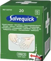 Salvequick haavapyyhe (0,9% NaCl, steril) 20 kpl. Täydennys Ensiapuasemaan REF 490900 ja 490920