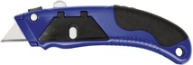 Utility knife overall length 174 mm retractable PROMAT