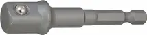 Adapteri 1/4" ulkokuusikulma - 1/2" ulkoneliö 72mm Promat