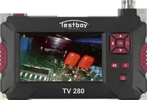Vedenpitävä tarkastuskamera TV 280, Näyttö 4,3" Tuumainen, 6mm Kaapeli, Pituus 2m TESTBOY