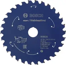 Circular saw blade external dm 136 mm no. of teeth 30 HLTCG bore 20 mm cut width 1.5 mm carbide BOSCH