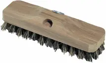 Scrubbing brush union bristle length 220 mm wooden stock with thread