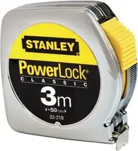 Rullamitta kromattu muovikotelo PowerLock® Stanley