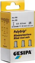 Kierreniitti PolyGrip® standard (tasakanta) pienpakkaus Gesipa