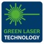 Yhdistelmälaser GCL 2-15 G Professional, laserlinjan väri vihreä